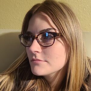 Juicy Couture Glasses. Havana/purple. Size 49-17-135.